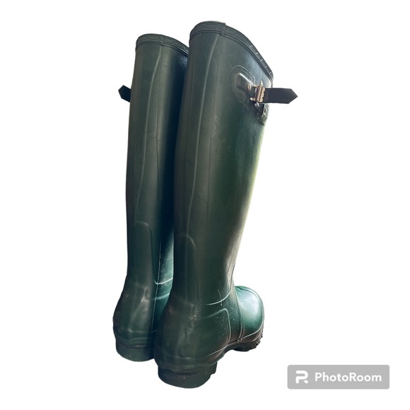 Forest Green Hunter Boots - Picture 2 of 5